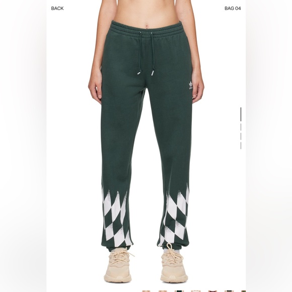 ADIDAS sweatpants with diamond pattern lower leg size Xsmall - Picture 3 of 4